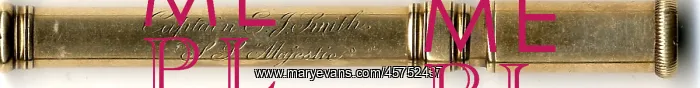 : Captain Edward J. Smith propelling pencil : Captain Edward J. Smith propelling pencil