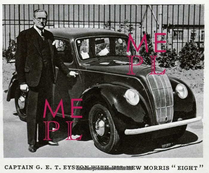 : Captain George E. T. Eyston and car : Captain George E. T. Eyston and car