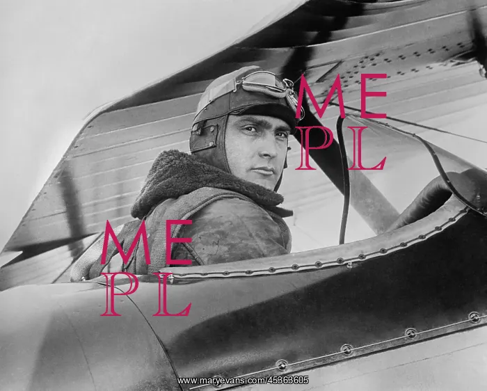 : Captain Ira C. Eaker, at Bolling Field, Washington : Captain Ira C. Eaker, at Bolling Field, Washington