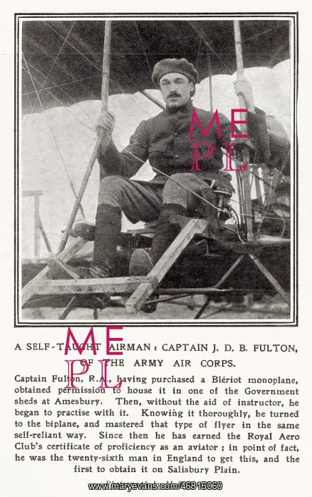 : Captain J. D. B. Fulton : Captain J. D. B. Fulton