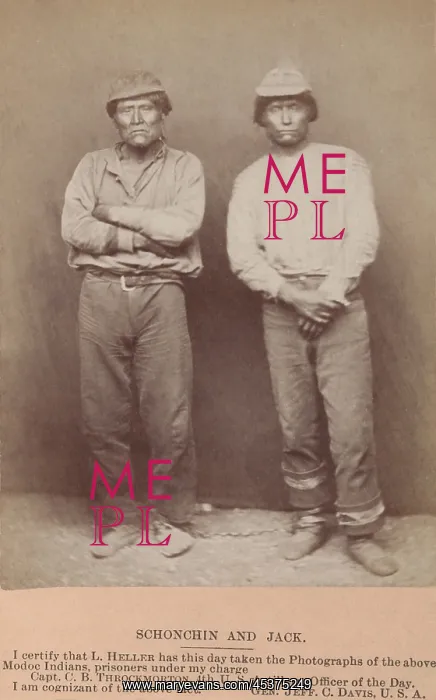 : Captain Jack and John Schonchin, as prisoners : Captain Jack and John Schonchin, as prisoners