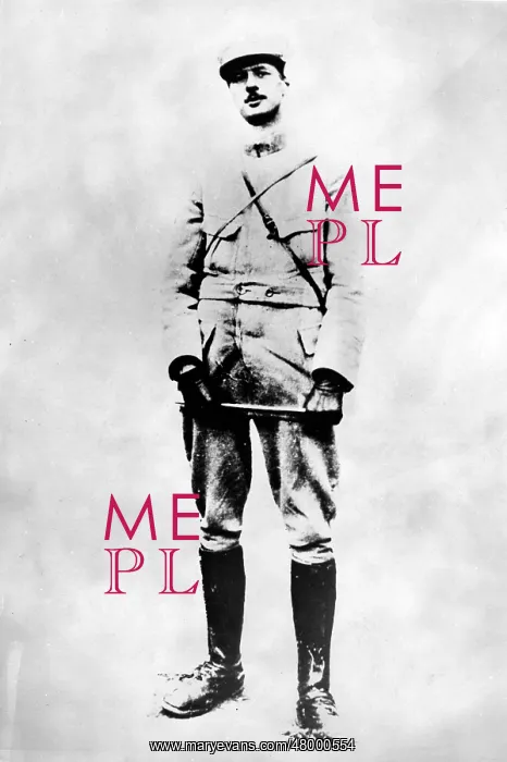 : Captain (later General) Charles de Gaulle : Captain (later General) Charles de Gaulle