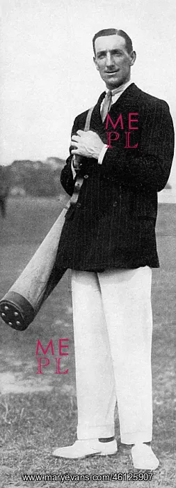 : Captain Leslie Cheape, polo player, on the golf links, 1914 : Captain Leslie Cheape, polo player, on the golf links, 1914