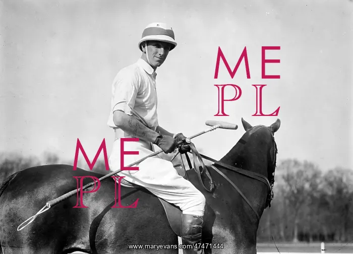 : Captain Leslie Cheape, polo player : Captain Leslie Cheape, polo player