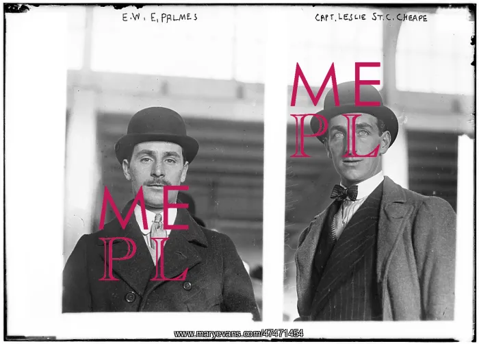 : Captain Leslie Cheape, polo player & E. W. Palmes : Captain Leslie Cheape, polo player & E. W. Palmes
