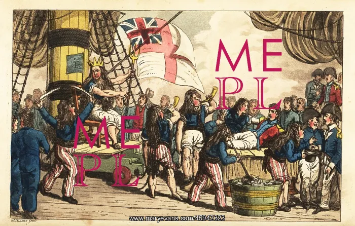 : Captain Newcome is shaved roughly on the Equator in : Captain Newcome is shaved roughly on the Equator in