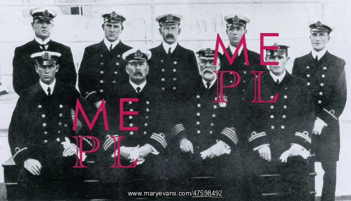 : Captain and Officers of the RMS Olympic : Captain and Officers of the RMS Olympic