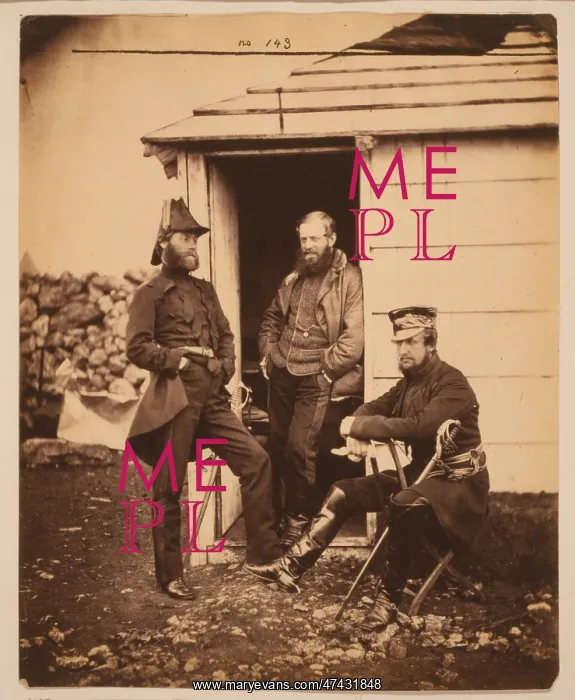 : Captain Ponsonby, Captain Pearson & Captain Markham, on the : Captain Ponsonby, Captain Pearson & Captain Markham, on the