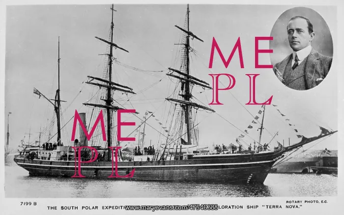  : Captain Scott and his exploration ship, Terra Nova