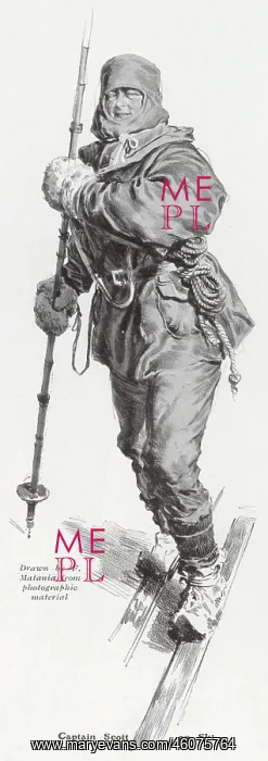 : Captain Scott on ski : Captain Scott on ski