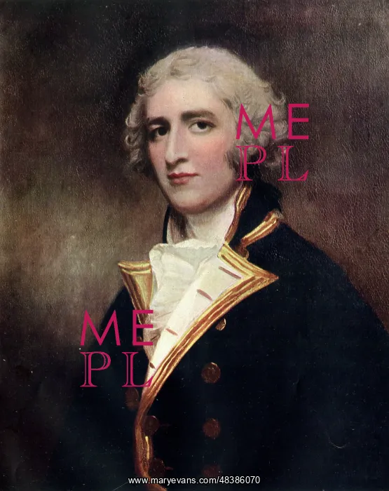 : Captain William Bentinck, RN, by George Romney : Captain William Bentinck, RN, by George Romney