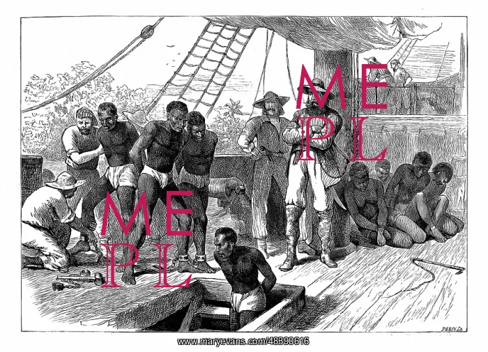 : Captives being brought on board a slave ship on : Captives being brought on board a slave ship on