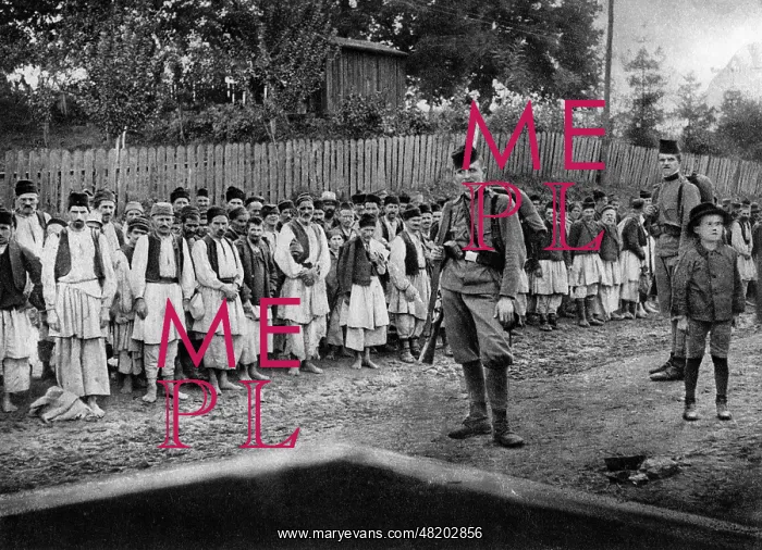 : Captives in Serbia, 1915 : Captives in Serbia, 1915