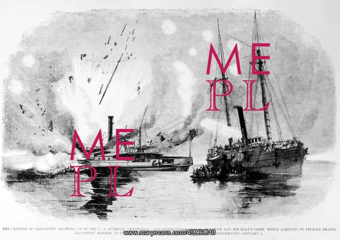 : The Capture of Galveston, Texas, the blowing ? : The Capture of Galveston, Texas, the blowing ?