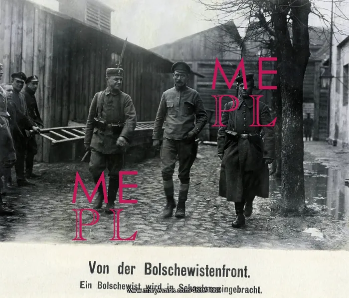 : Captured Bolshevik in the Baltics, 1919 : Captured Bolshevik in the Baltics, 1919