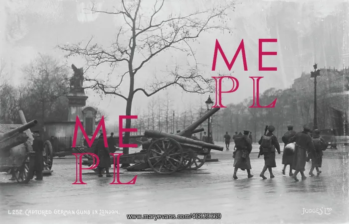 : Captured German Guns in London : Captured German Guns in London
