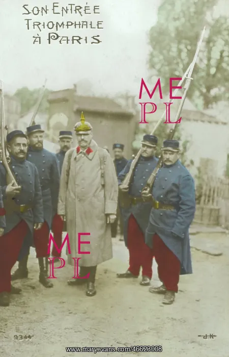 : Captured German officer in Paris : Captured German officer in Paris