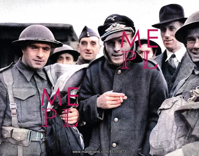 : Captured German Pilot at Dover; Second World War, 1940 : Captured German Pilot at Dover; Second World War, 1940