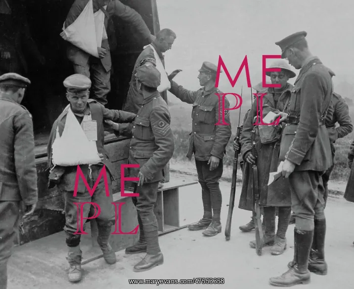 : Captured German prisoners, Western Front, WW1 : Captured German prisoners, Western Front, WW1