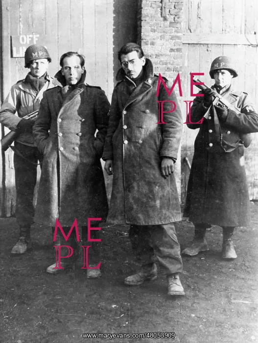 : Captured German soldiers during Battle of the Bulge : Captured German soldiers during Battle of the Bulge