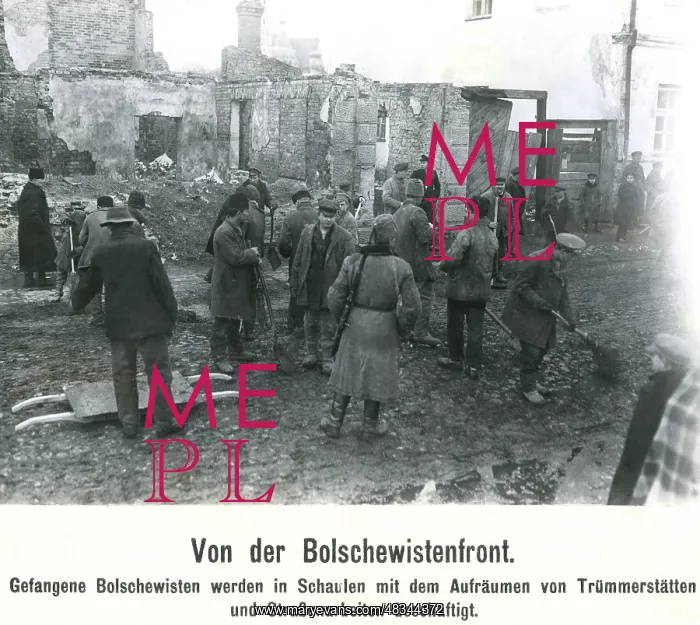 : Captured Red Army soldiers in the Baltics, 1919 : Captured Red Army soldiers in the Baltics, 1919