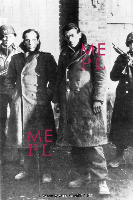 : Captured soldiers from Skorzeny's command during the Battle : Captured soldiers from Skorzeny's command during the Battle