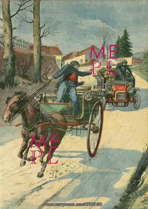 : CAR CHASSES CARRIAGE : CAR CHASSES CARRIAGE