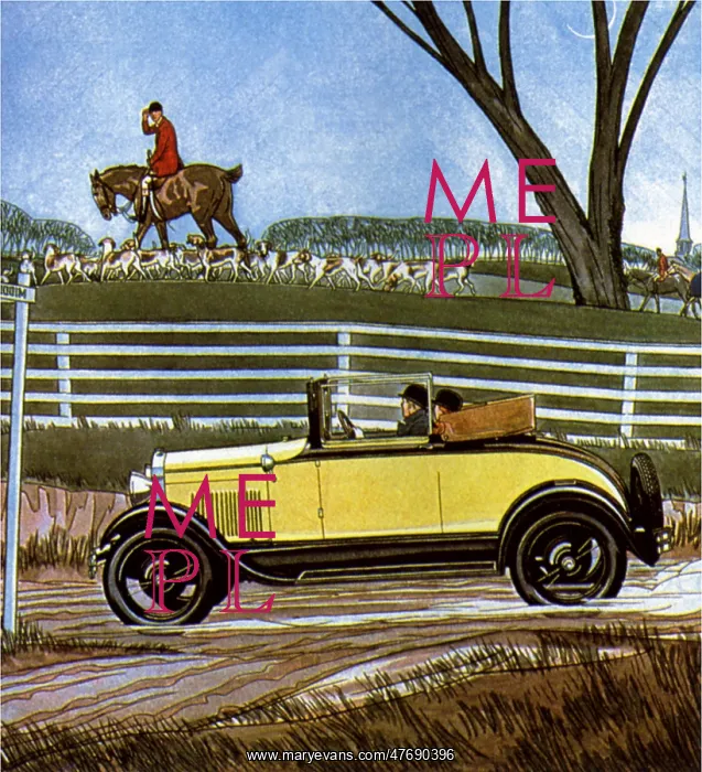 : Car on Country Road