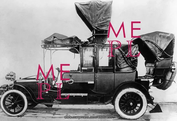 : Car with emergency seats, 1928 : Car with emergency seats, 1928