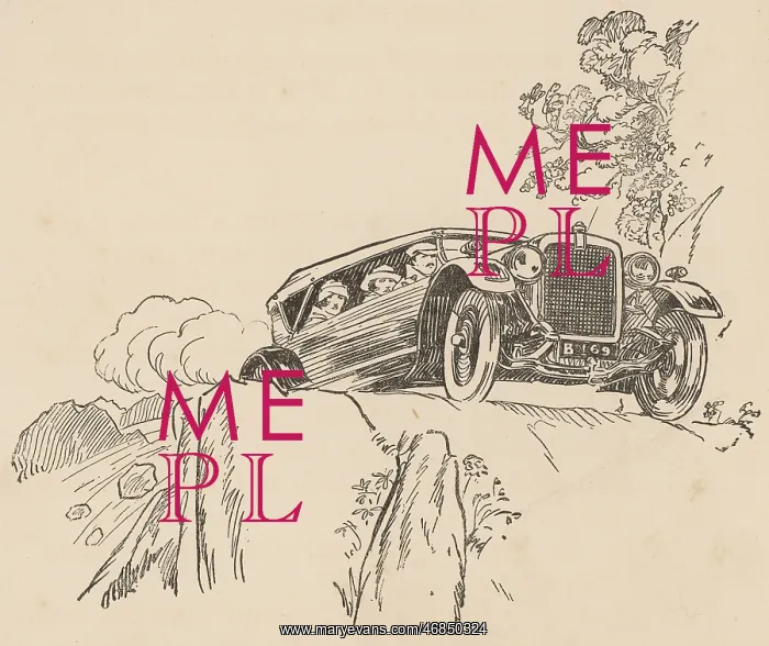 : Car turning a hairpin bend : Car turning a hairpin bend