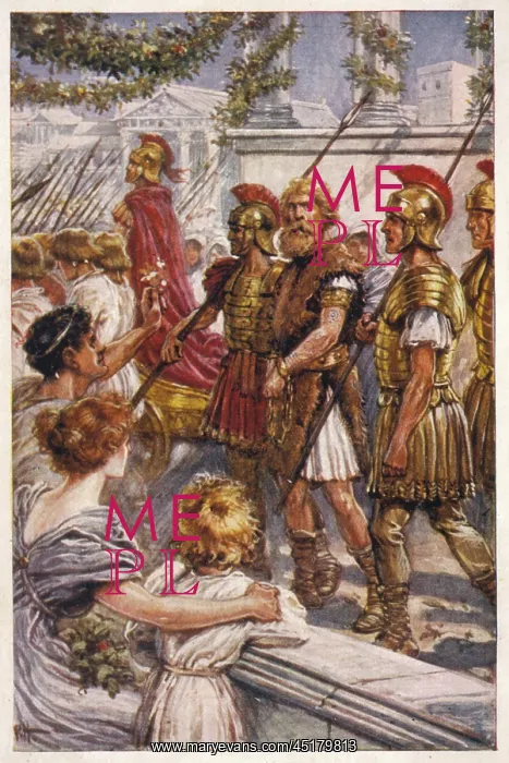 : CARACTACUS IN ROME : CARACTACUS IN ROME