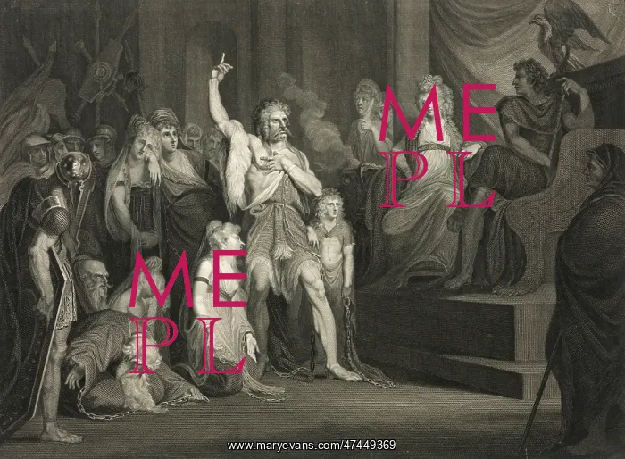 : Caractacus at the Tribunal of Claudius at Rome : Caractacus at the Tribunal of Claudius at Rome