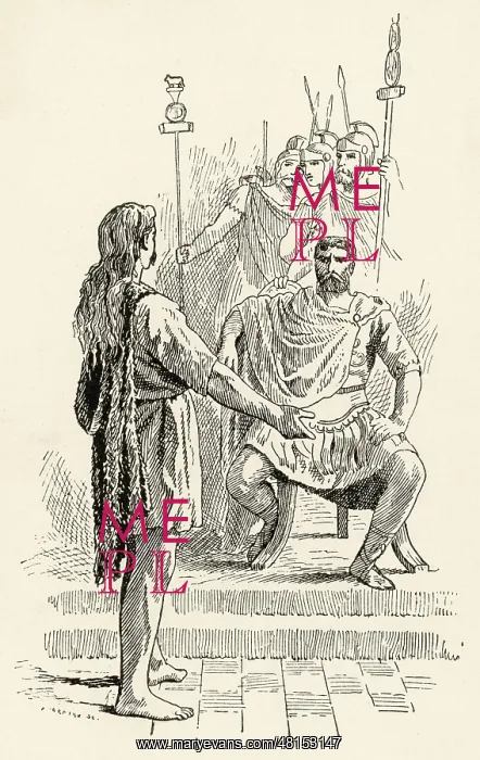: Caratacus before Emperor Claudius : Caratacus before Emperor Claudius