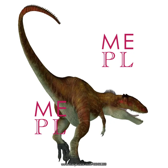 : Carcharodontosaurus dinosaur, rear view on white background : Carcharodontosaurus dinosaur, rear view on white background