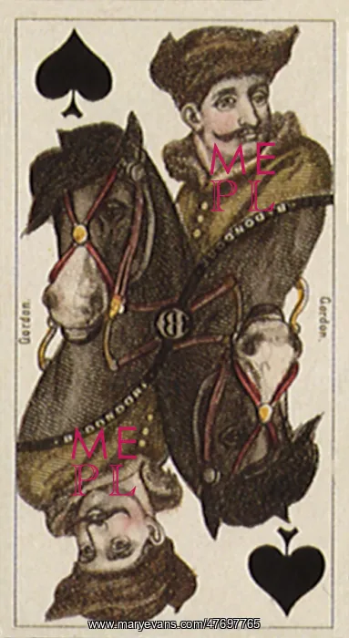  : Card of Man on Horse