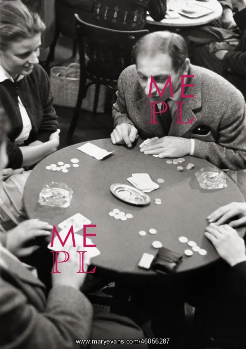 : Card players in Cafe Hawelka : Card players in Cafe Hawelka