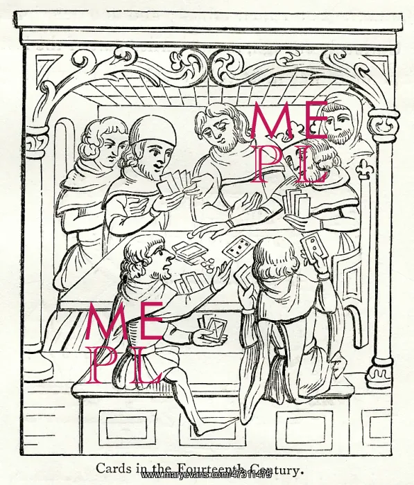 : Card playing in th 14th century : Card playing in th 14th century