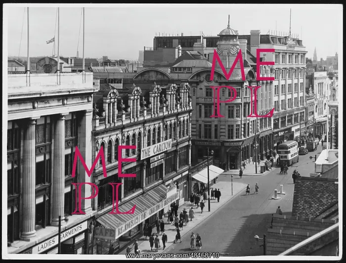  : CARDIFF / QUEEN ST / 1950S