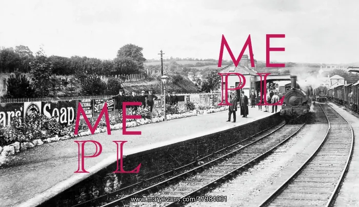 : Cardigan Railway Station, Cardiganshire, South Wales : Cardigan Railway Station, Cardiganshire, South Wales