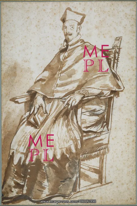 : Cardinal Bentivoglio, by Van Dyck : Cardinal Bentivoglio, by Van Dyck