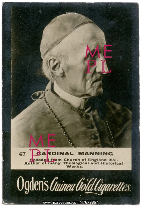 : Cardinal Manning, Roman Catholic priest and author : Cardinal Manning, Roman Catholic priest and author