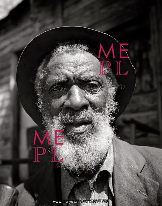 : Care Worn Face of An African-American Man Former Slave : Care Worn Face of An African-American Man Former Slave