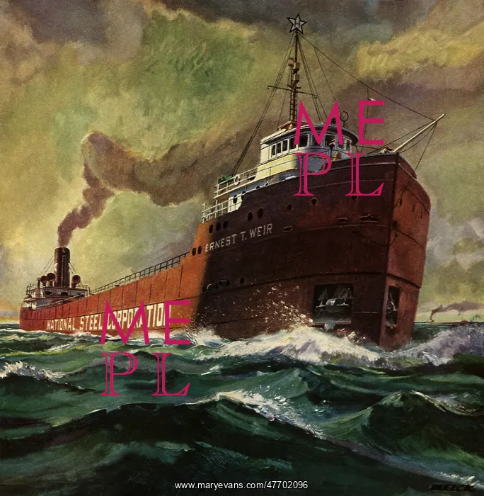  : Cargo Ship and Smokestack