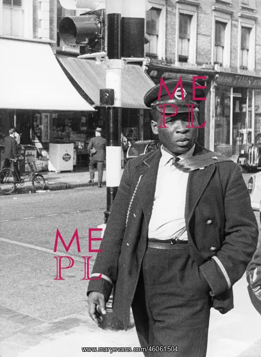 : Caribbean bus conductor, 1960 : Caribbean bus conductor, 1960