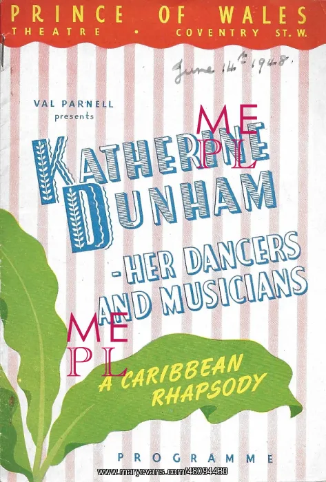 : A Caribbean Rhapsody (programme cover) : A Caribbean Rhapsody (programme cover)