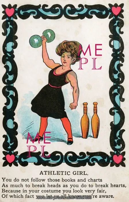 : Caricature of Annette Kellerman - Swimmer and Actress : Caricature of Annette Kellerman - Swimmer and Actress