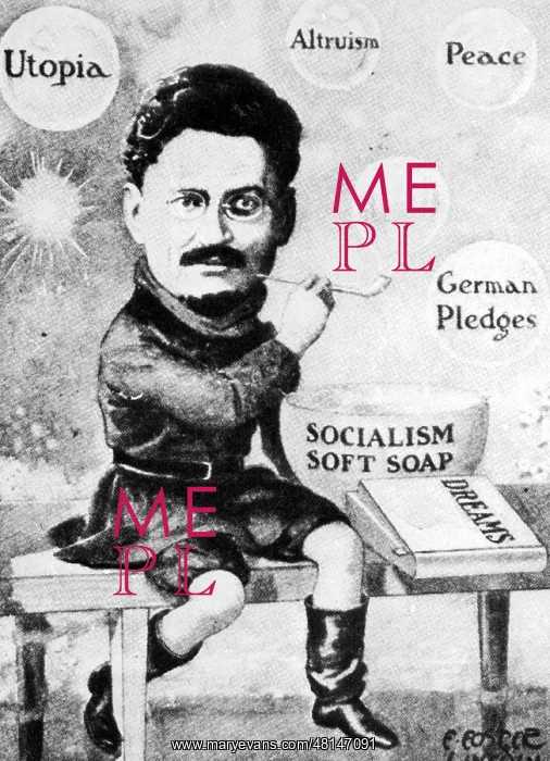  : Caricature of Leon Trotsky