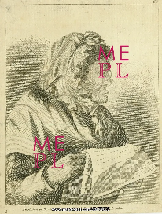: Caricature, possibly by Robert Dighton : Caricature, possibly by Robert Dighton