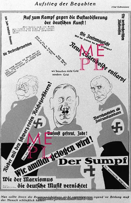 : Caricature in the Simplicissimus, 1930 : Caricature in the Simplicissimus, 1930