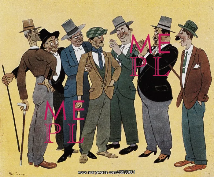  : Caricature of Spanish people (1920s)